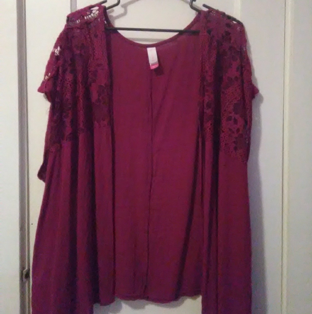 No boundaries short sleeve cardigan